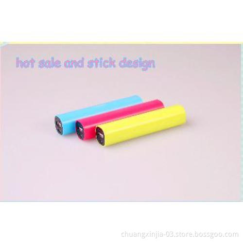 mini Stick external power banks with LED torch for iphone/ipad/sony